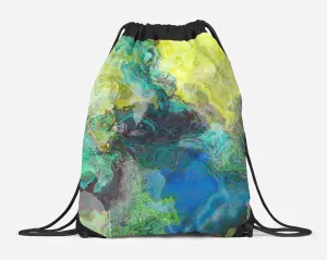 Drawstring Sling Bag, Swimmer