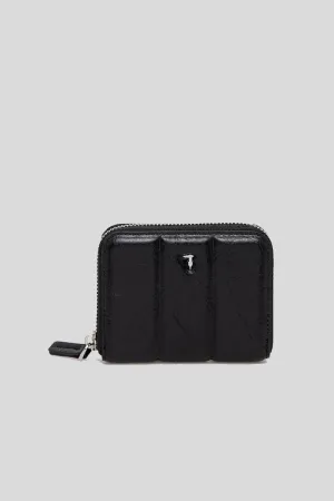 Dune Zip Around Sm Crackle' Pu - Black