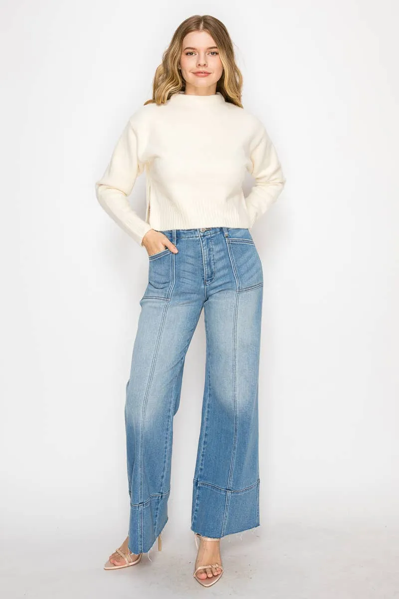 Eco Friendly Tummy Control Slim Palazzo Jean