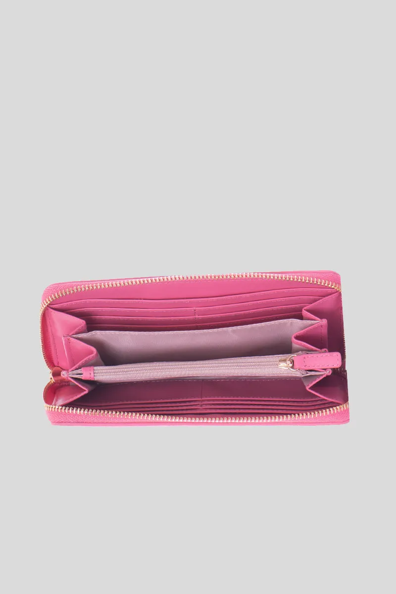 Ecs Xl Zip Around - Dark Rose