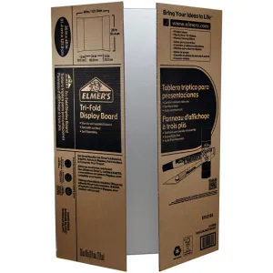 Elmer's Tri-fold Corrugated Project Display Board