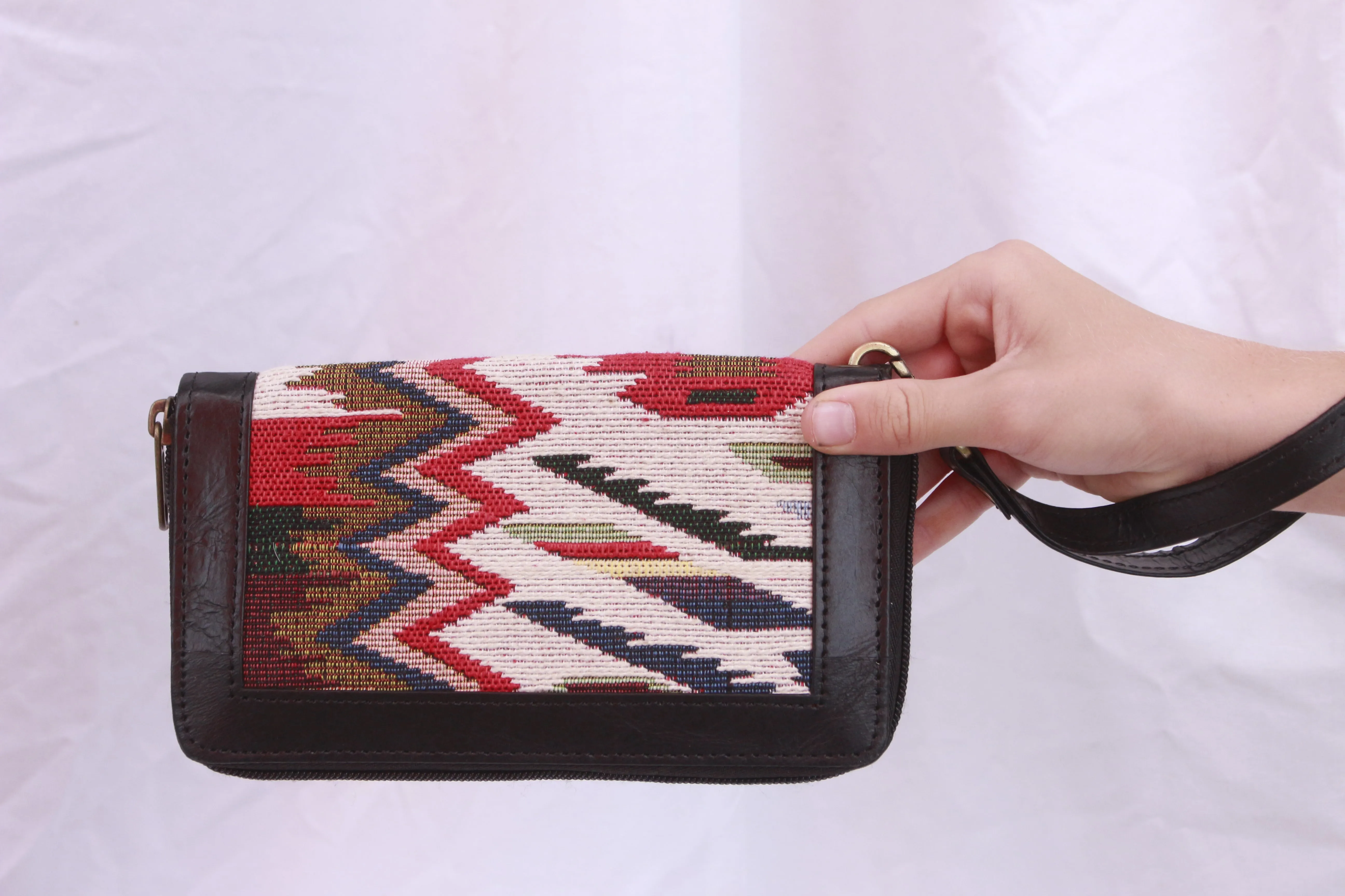 Embroidered wallet