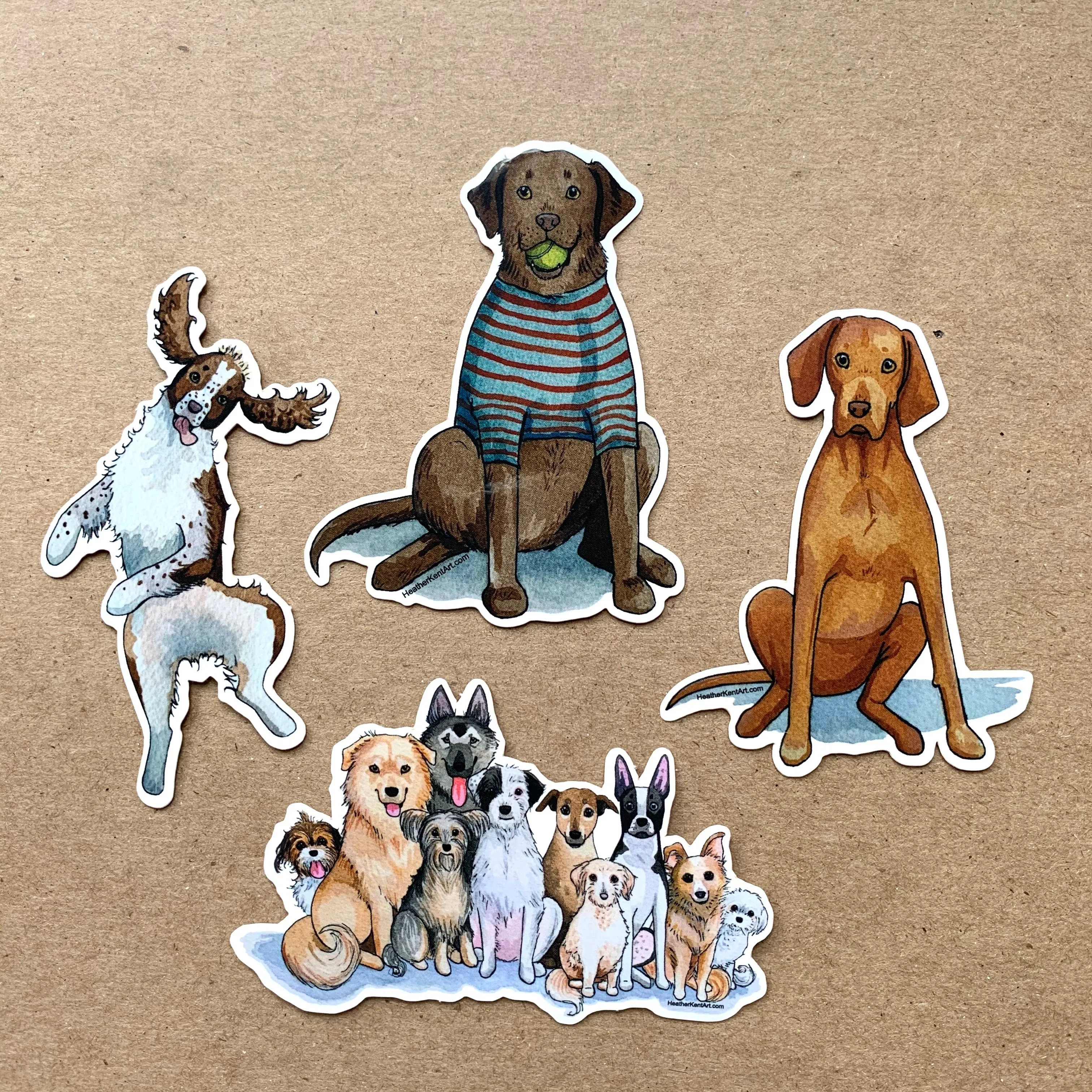 English Springer Spaniel Dog Vinyl Stickers, 3 inch, Doggos Sticker, FREE SHIPPING