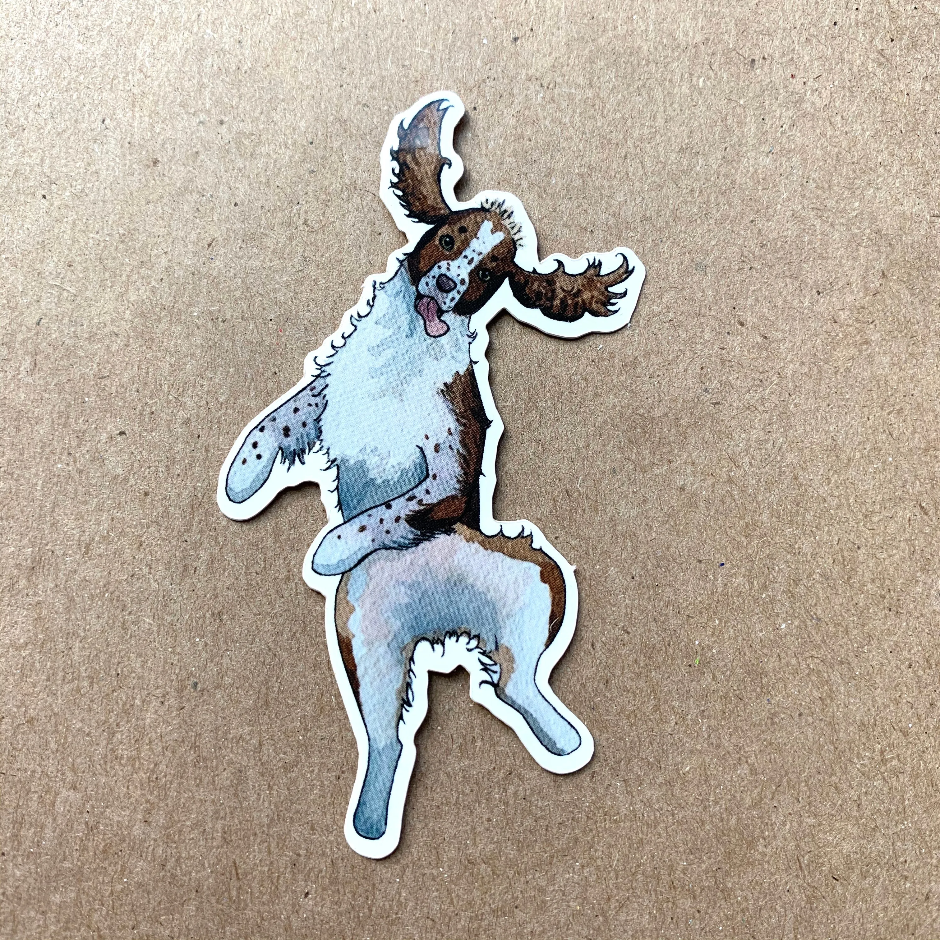 English Springer Spaniel Dog Vinyl Stickers, 3 inch, Doggos Sticker, FREE SHIPPING