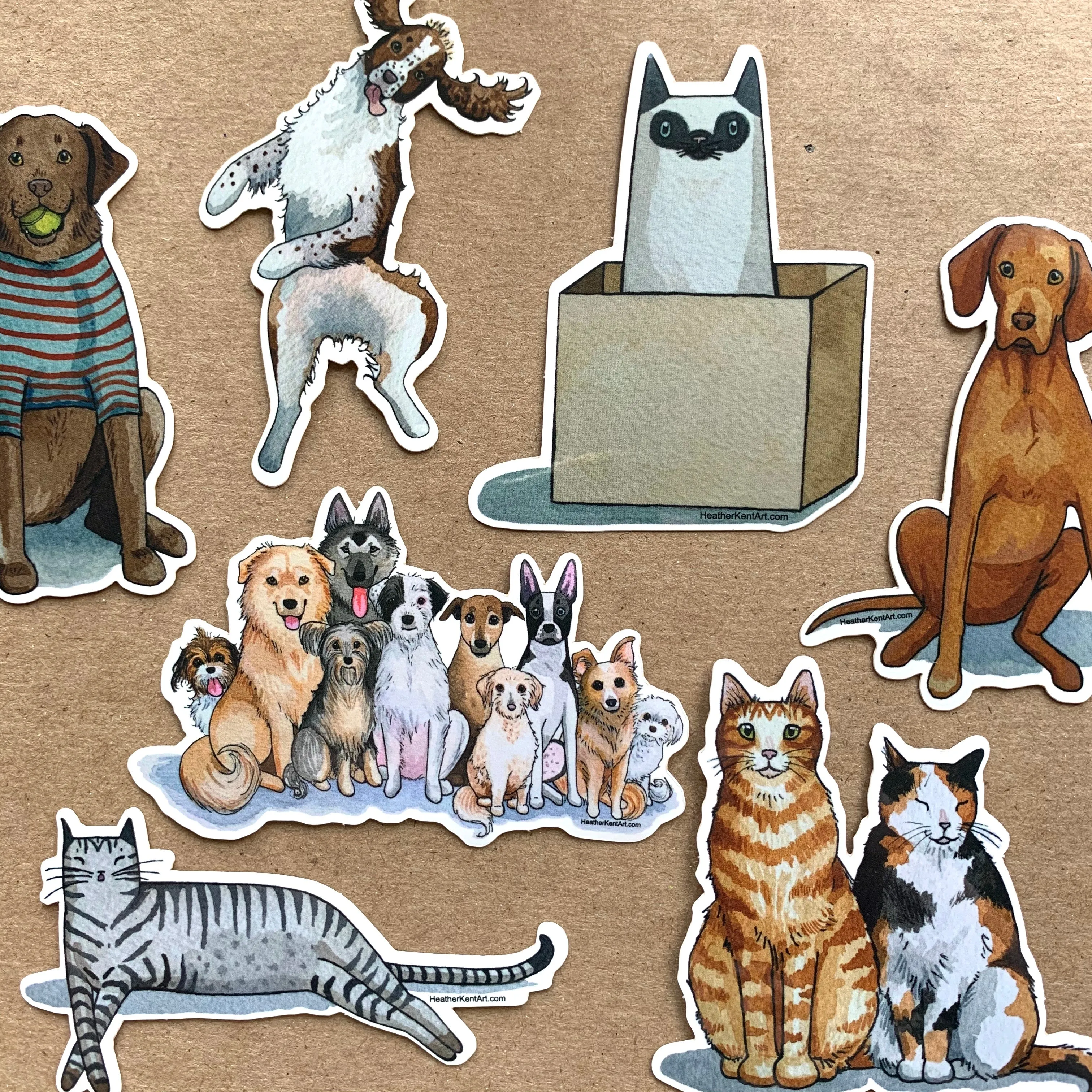 English Springer Spaniel Dog Vinyl Stickers, 3 inch, Doggos Sticker, FREE SHIPPING