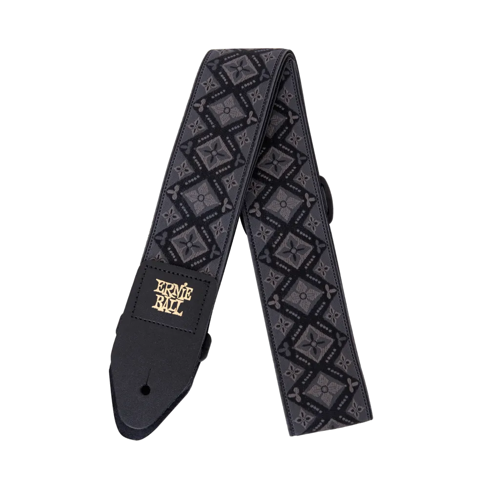 Ernie Ball Jacquard Guitar Strap - Regal Black