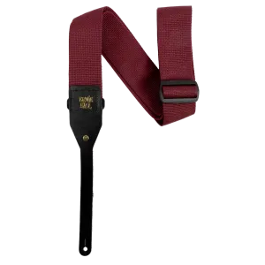 ERNIE BALL POLYPRO ACOUSTIC STRAP - BURGUNDY