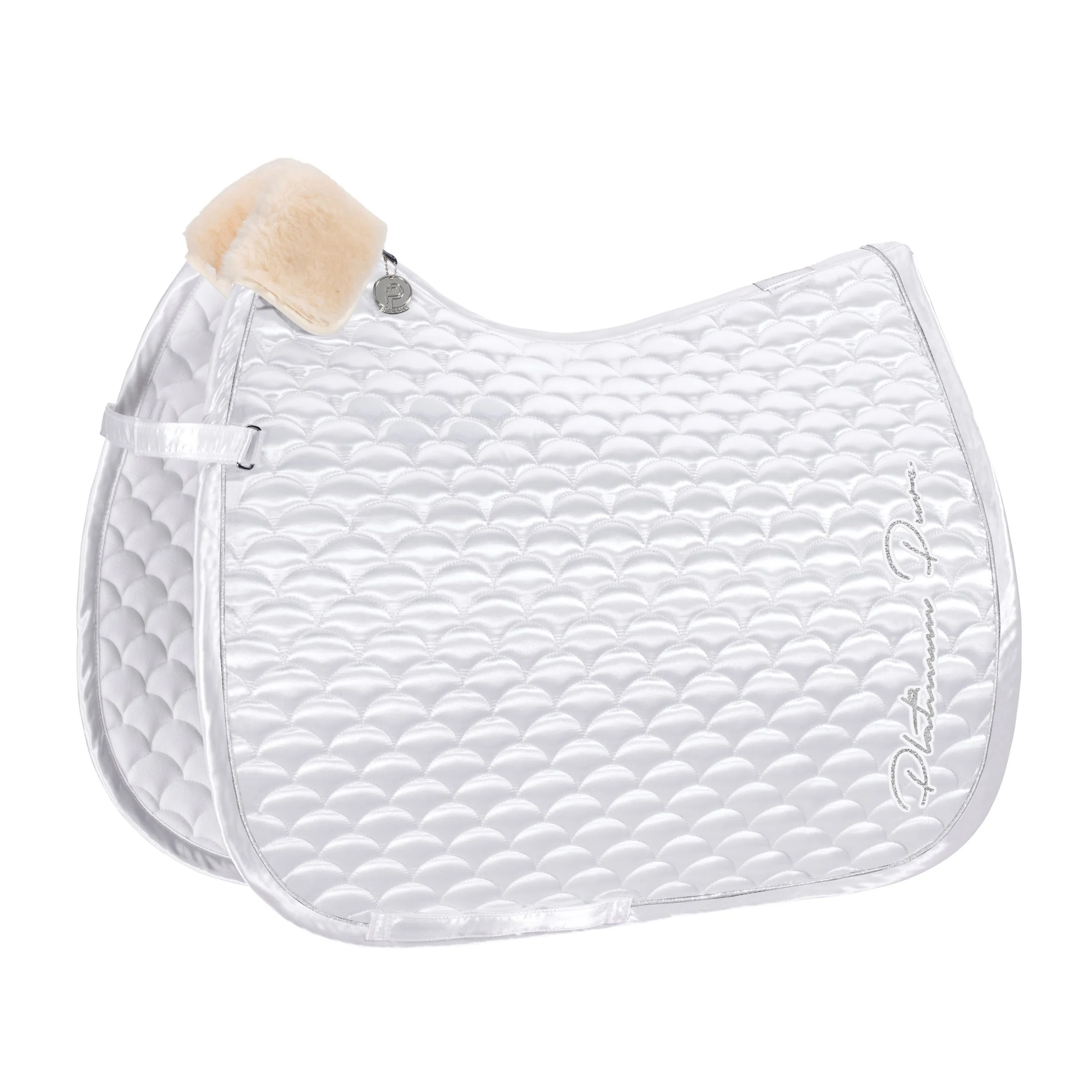 Eskadron Platinum Pure White Satin cloud saddlepad