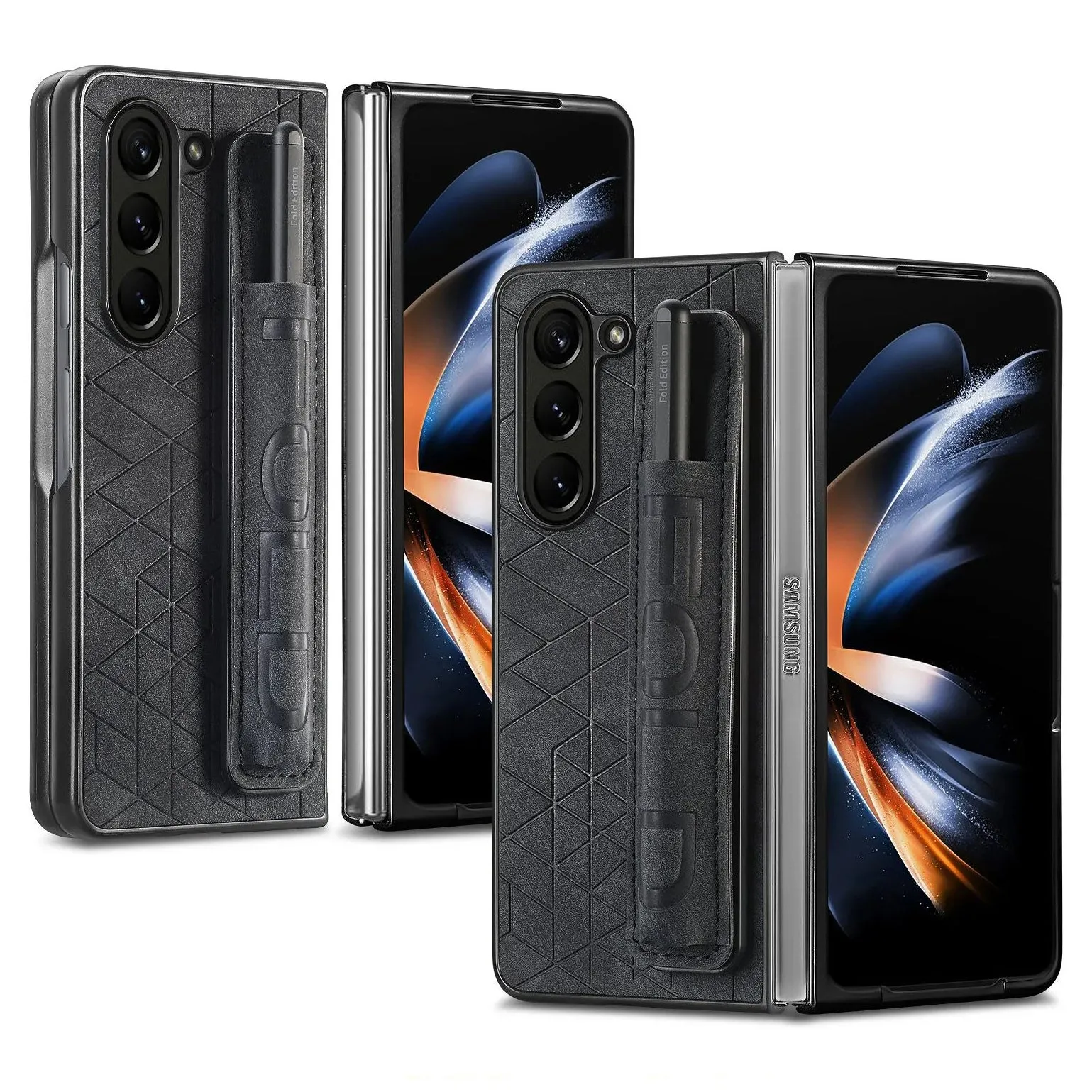 Etui 360 do Samsung Galaxy Z Fold 5 - Fioletowy