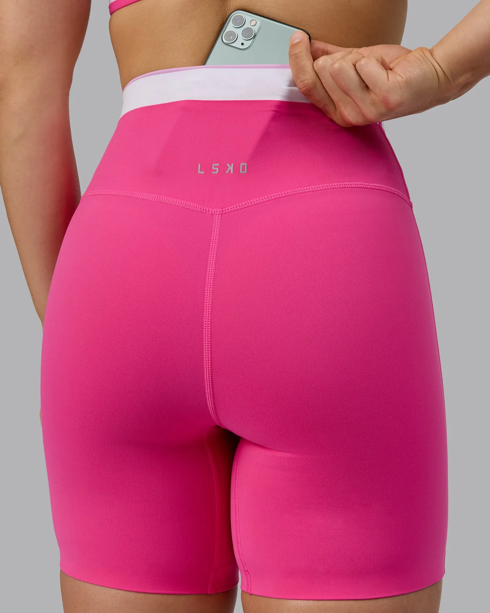 Excel Mid Short Tights - Ultra Pink