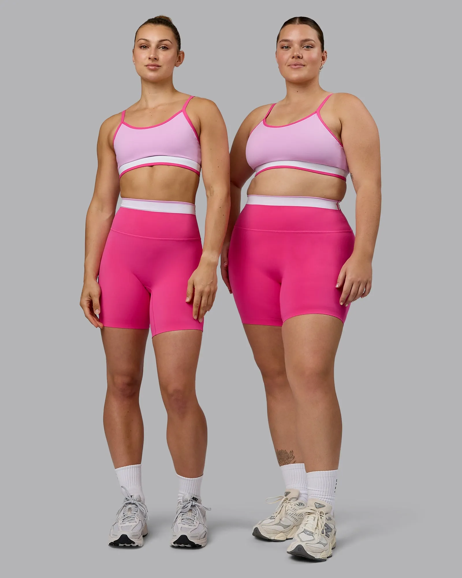 Excel Mid Short Tights - Ultra Pink