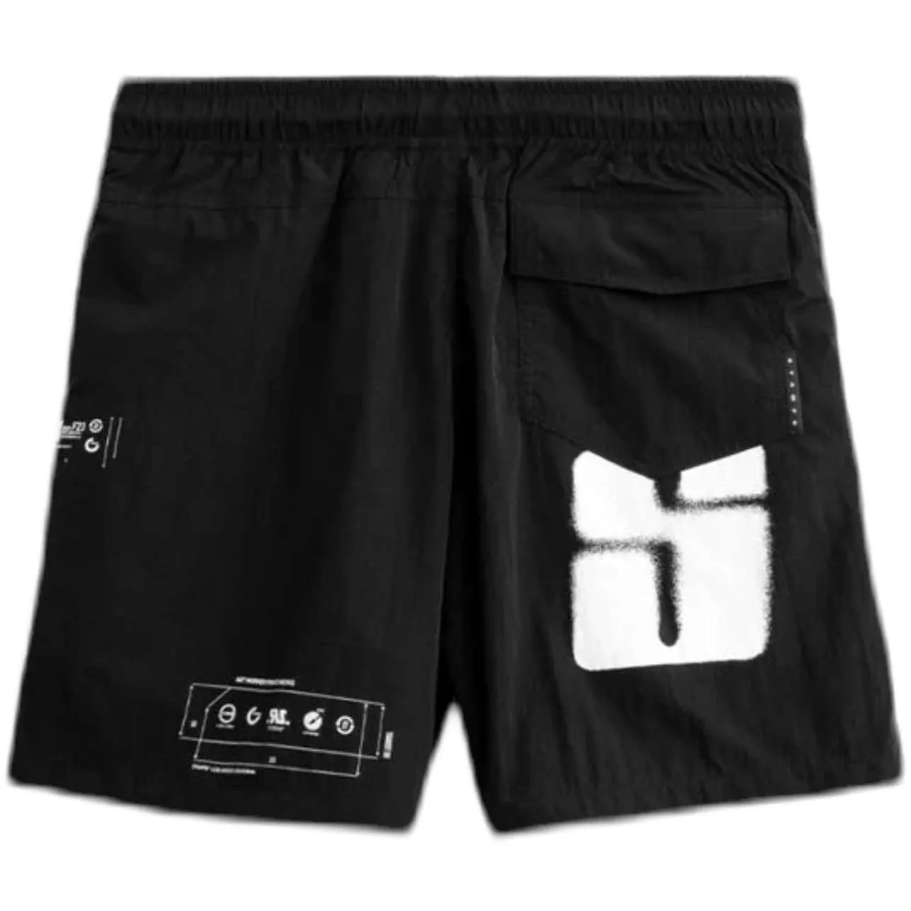 F23 Transit Shorts - Black