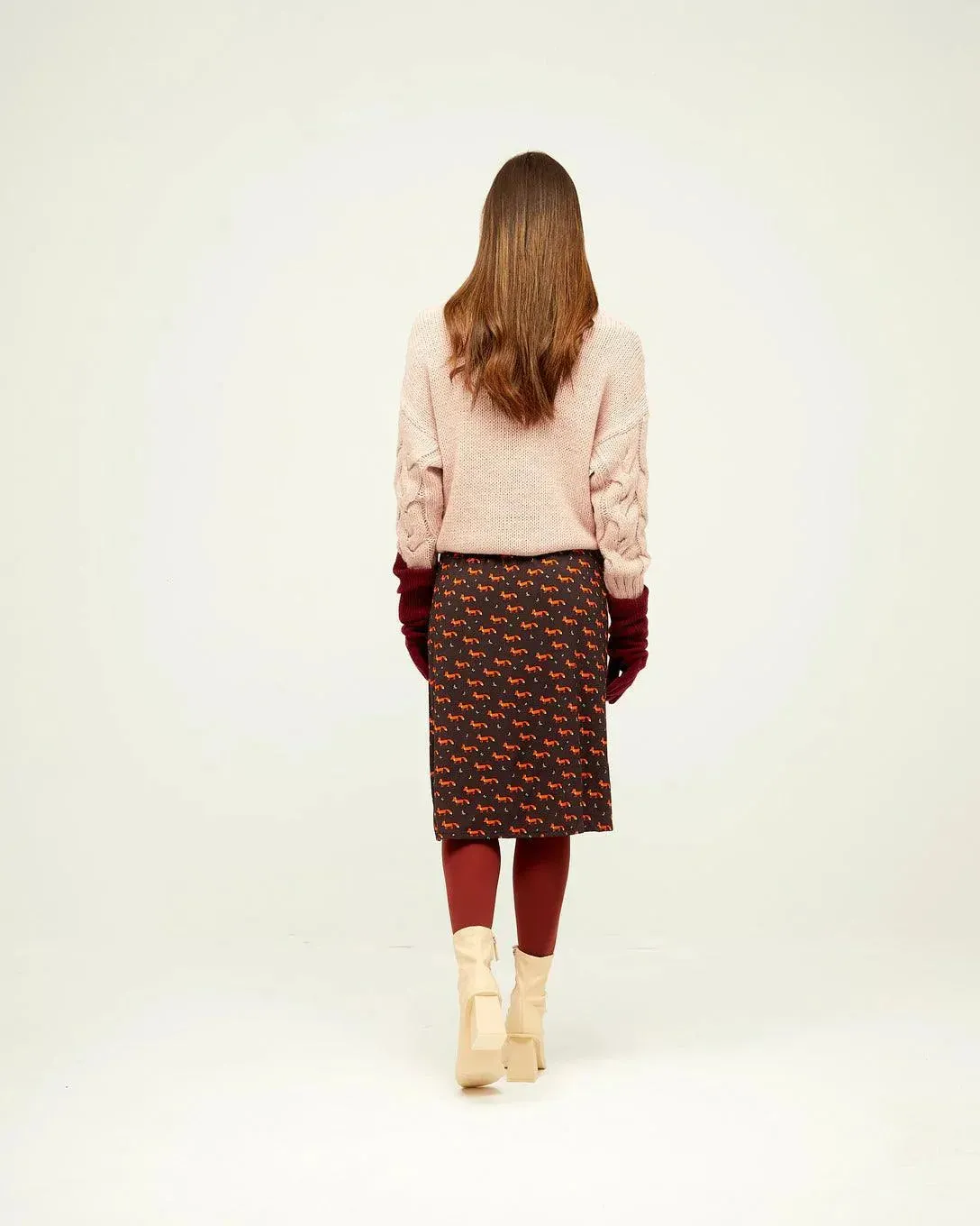 Falda Botones 3/4 Fox