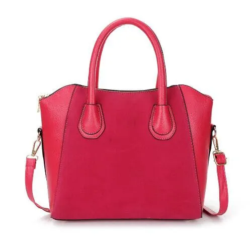 Fashion bags women's nubuck leather patchwork handbag smiley bag women shoulder bag women's bags HJPHOEBAG