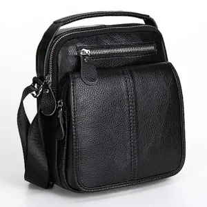 Fashion Genuine Leather Men's Messenger Bags Man Portfolio Office Bag Quality Travel Shoulder Handbag for Man Dollar Price