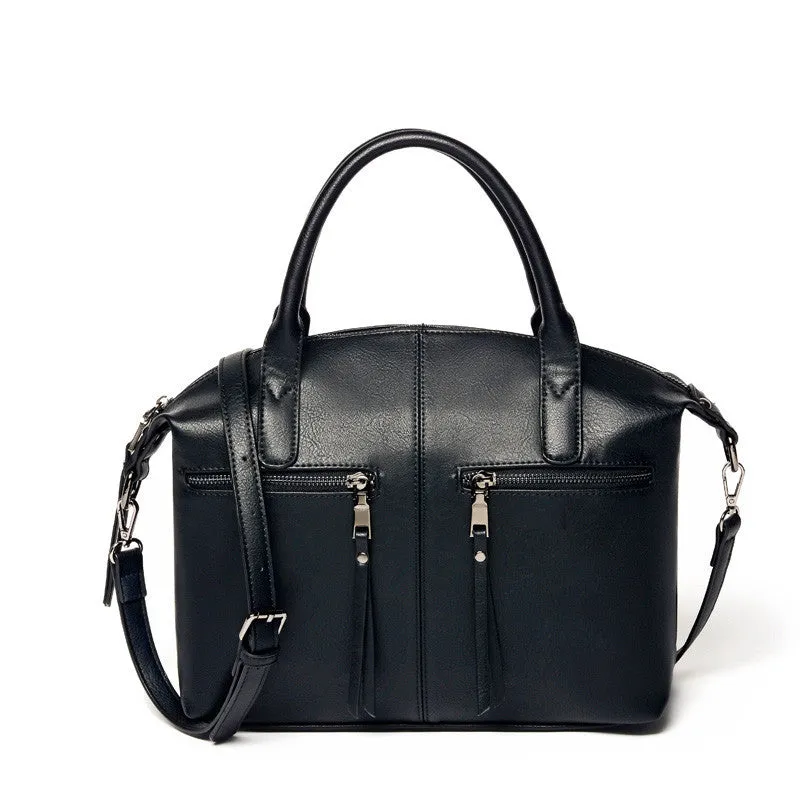 fashion women tote bag with a pillow bag high PU handbag solid shoulder messenger bags