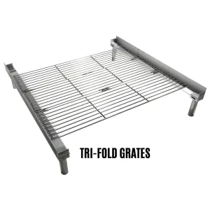 Fireside Outdoor - Tri-Fold Grilling Grates for Pop Up Pit