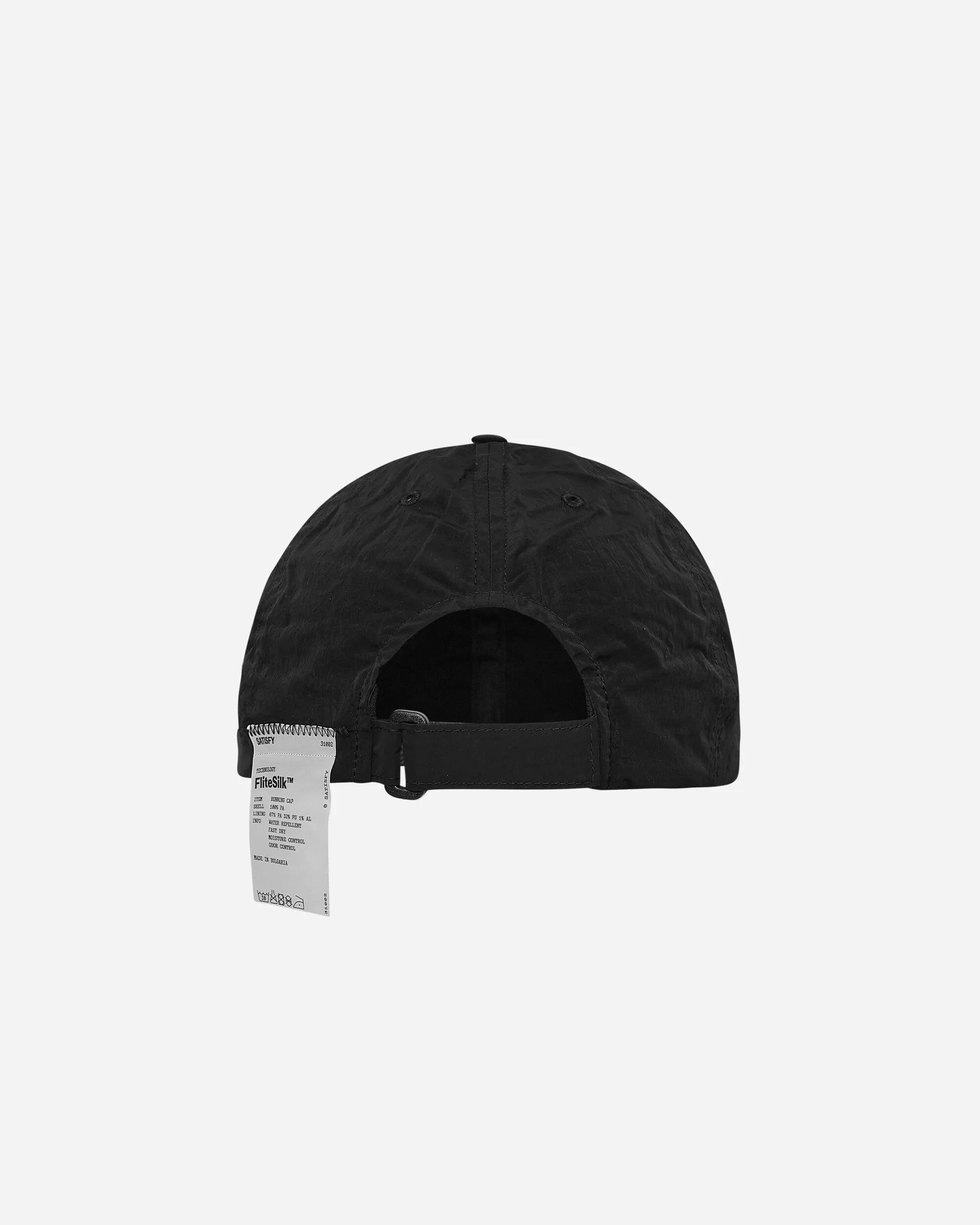 FliteSilk Running Cap Black