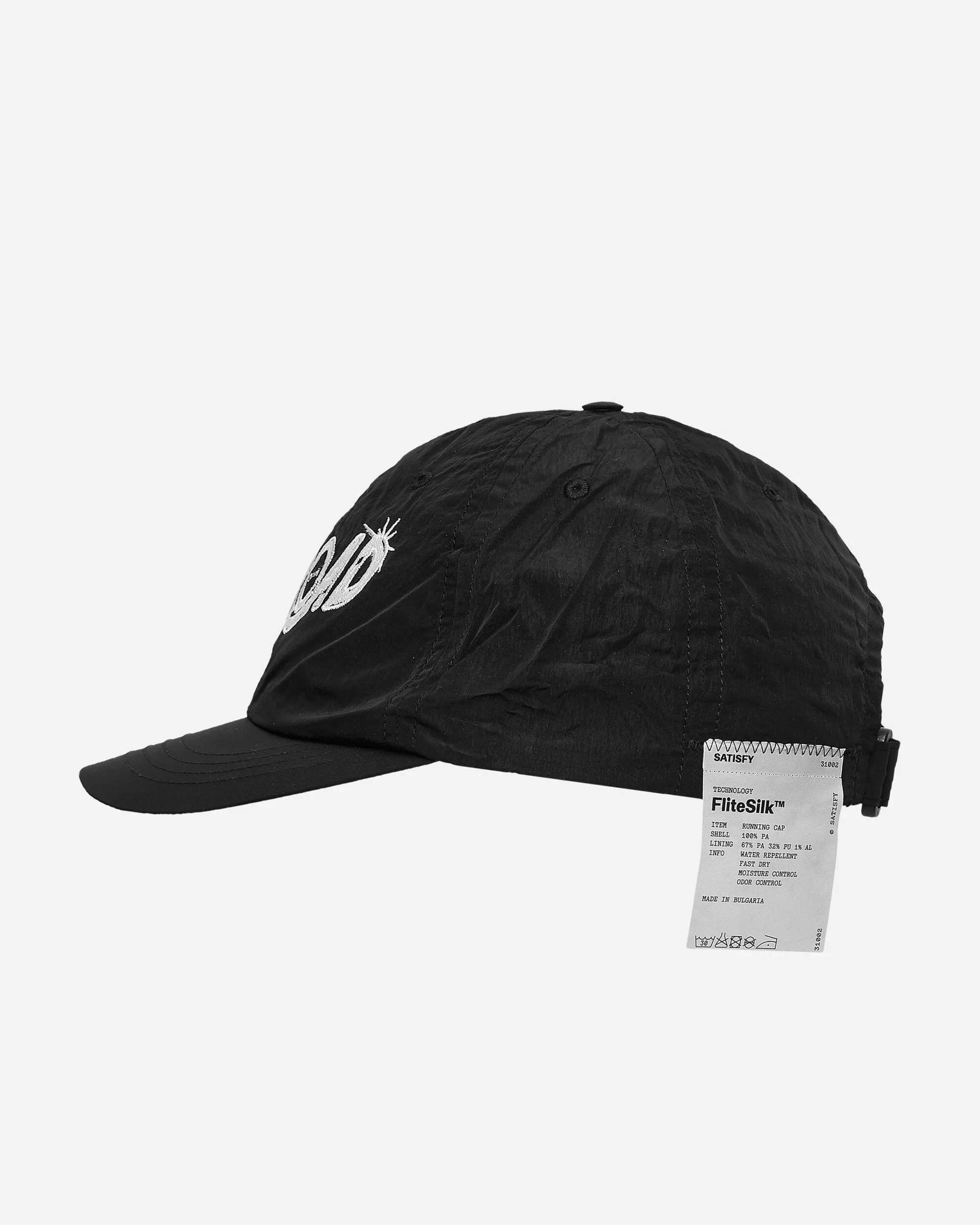 FliteSilk Running Cap Black