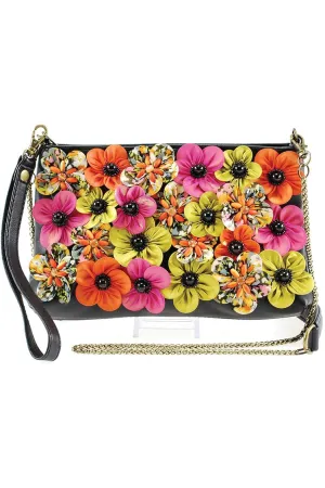 Flower Child Mini Beaded Crossbody