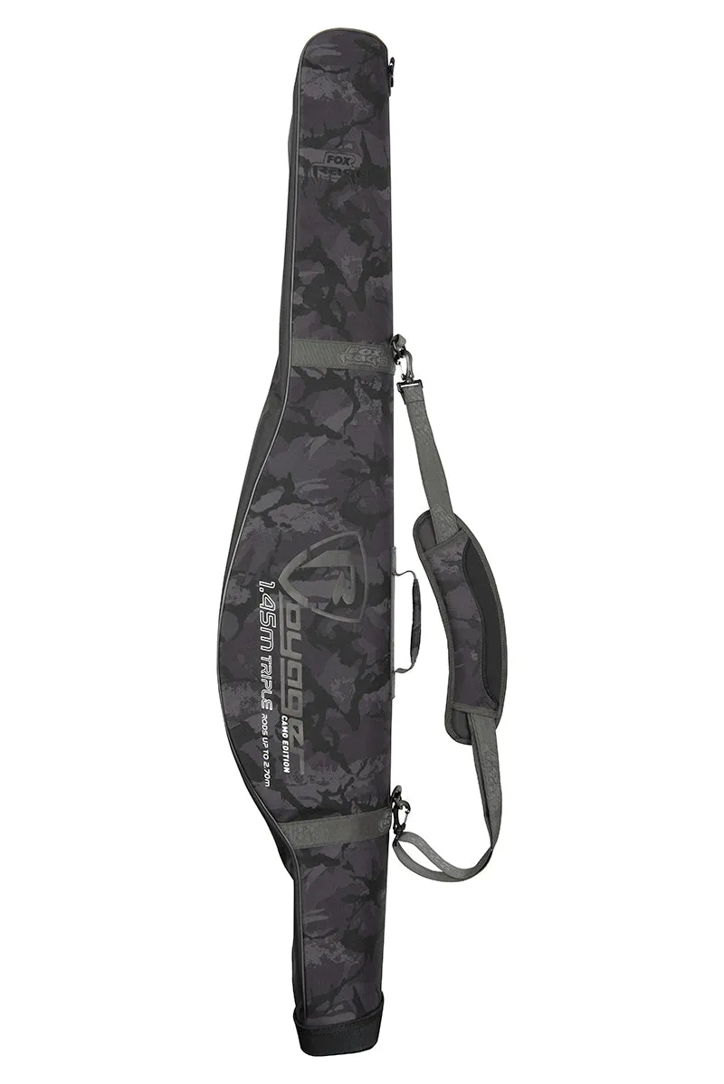 FOX Rage Voyager Camo Hard Case Triple Rod Sleeve