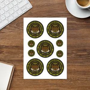 Foxtrot Sticker sheet