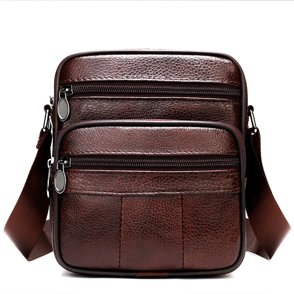 Franco | comfortable men's leather shoulder bag