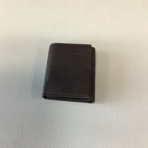Frederico Leone Brown Tri Fold Wallet