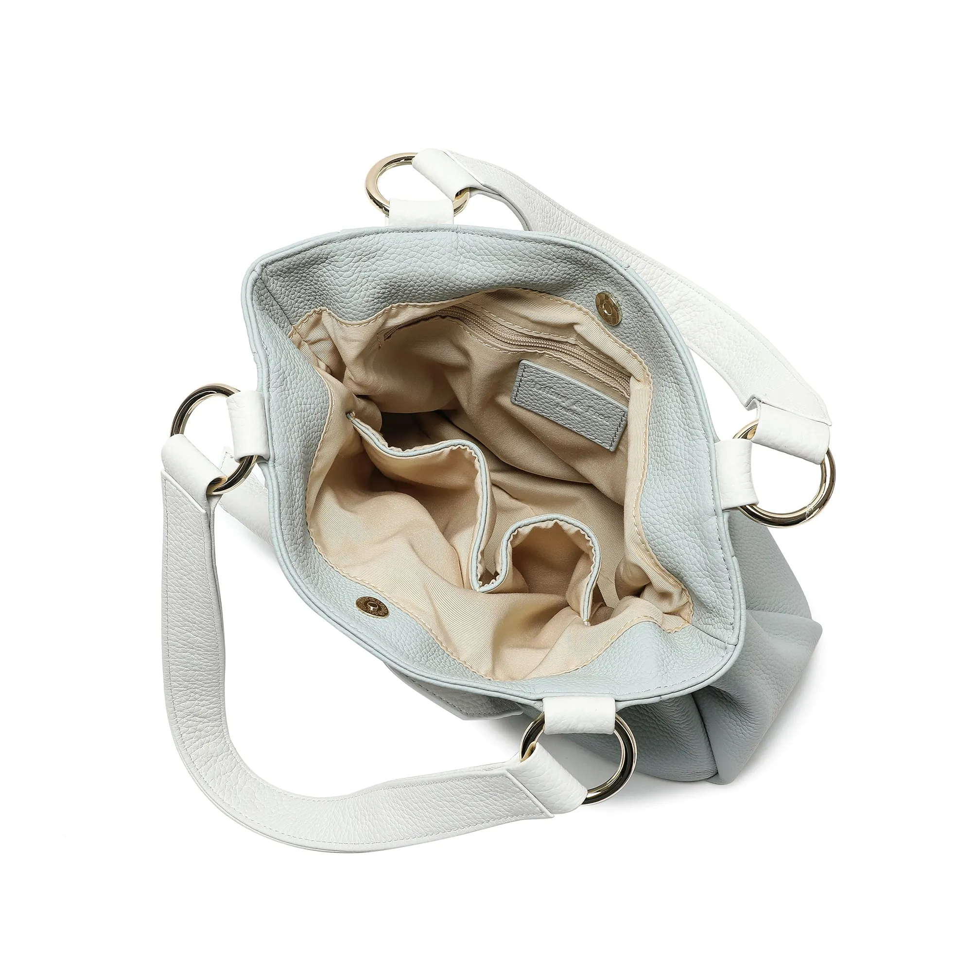 Full-Grain Soft Leather Bow Bag