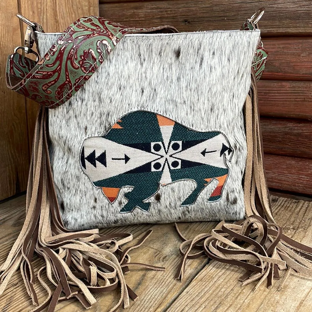 Gabby - Longhorn w/ Pendleton Buffalo Design