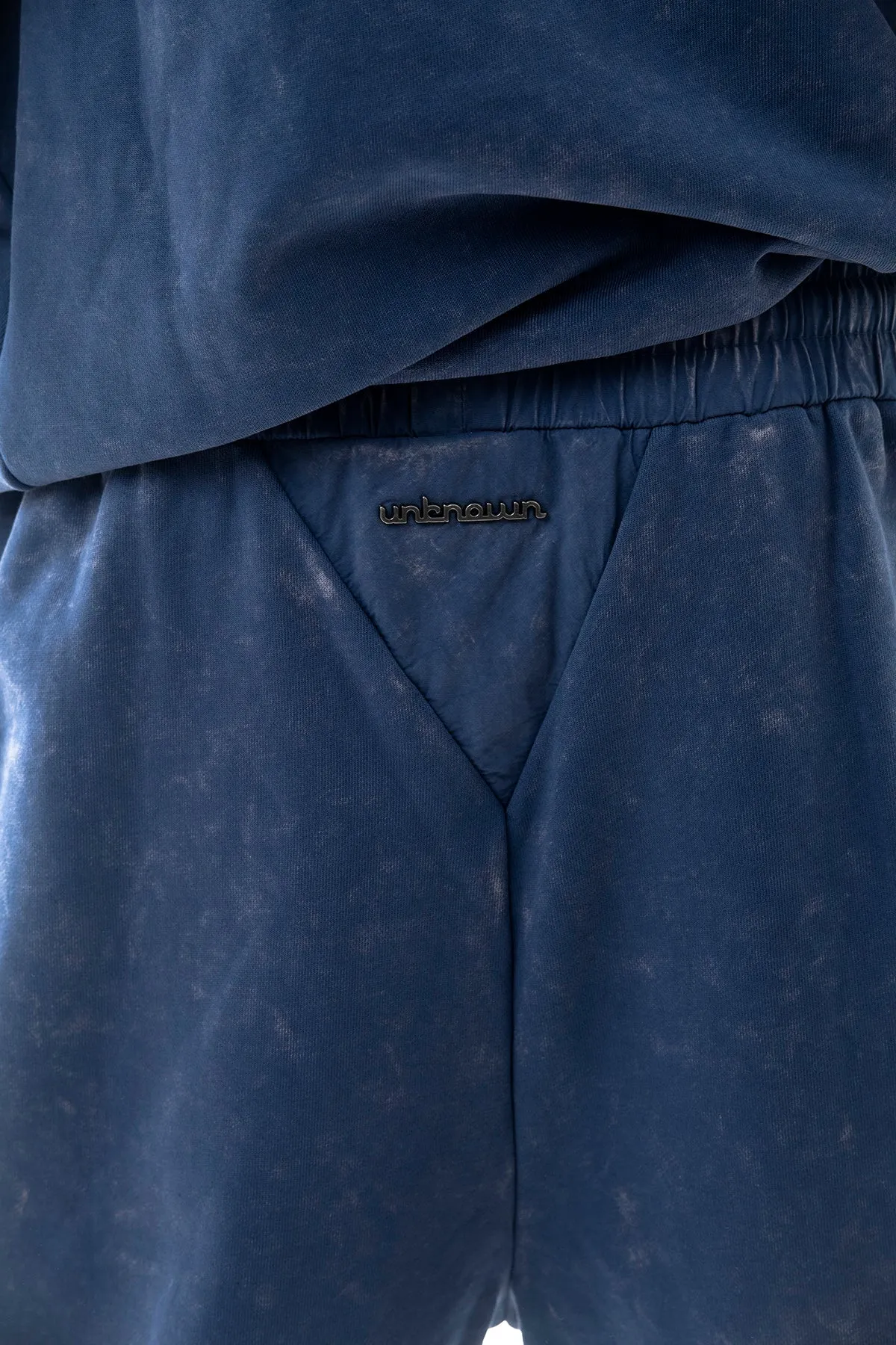 Garment-dyed heavyweight cotton fleece sweatpants Zipper Pocket