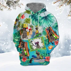 German Shorthaired Pointer 1-Surfing Hoodie
