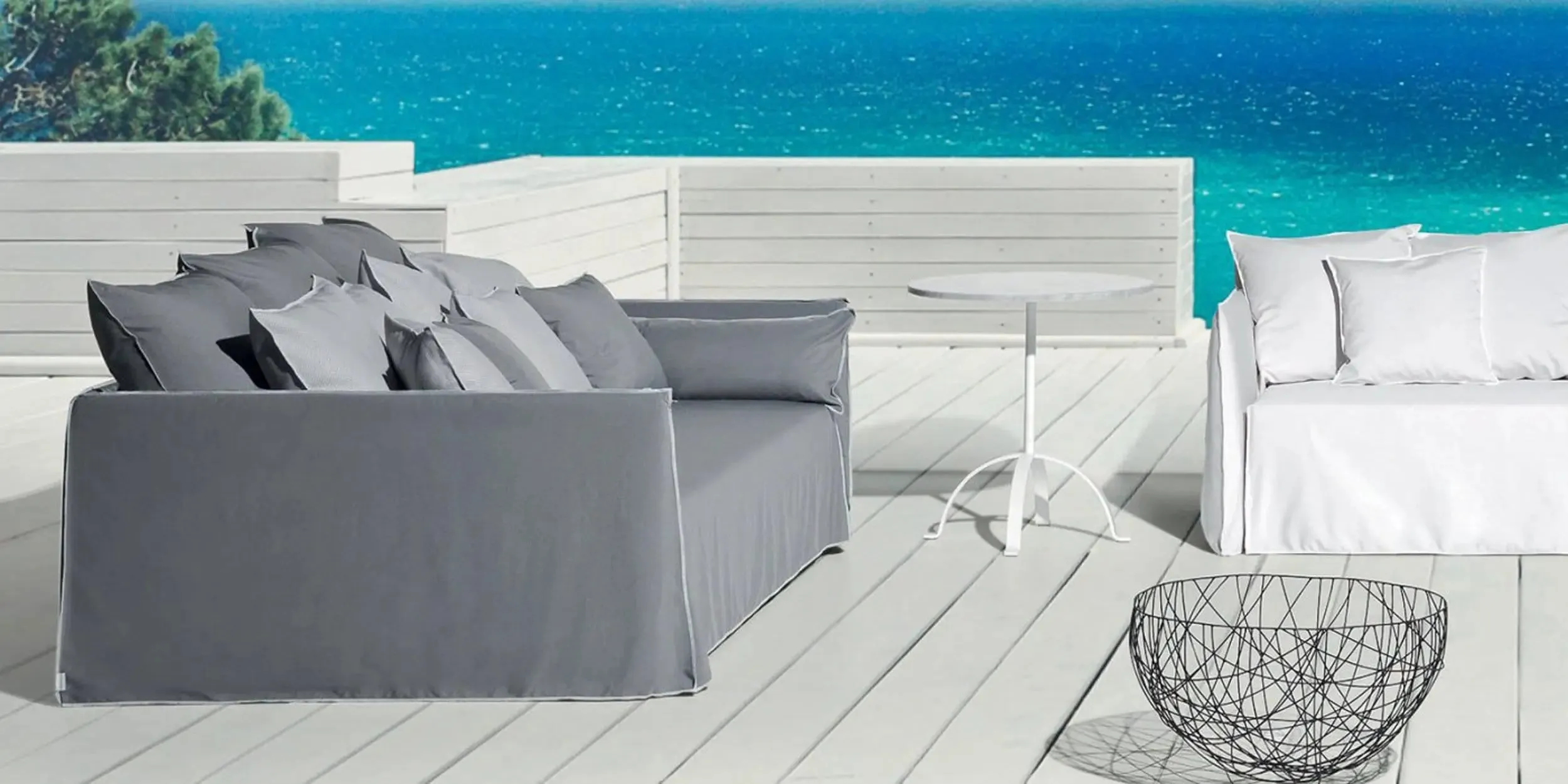 Ghost Out Cushion GR, 31.5x31.5in | 80x80cm