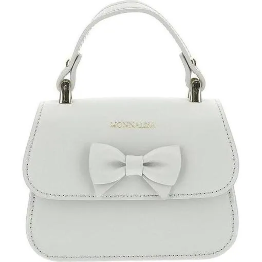 Girls Grey Bow Bag