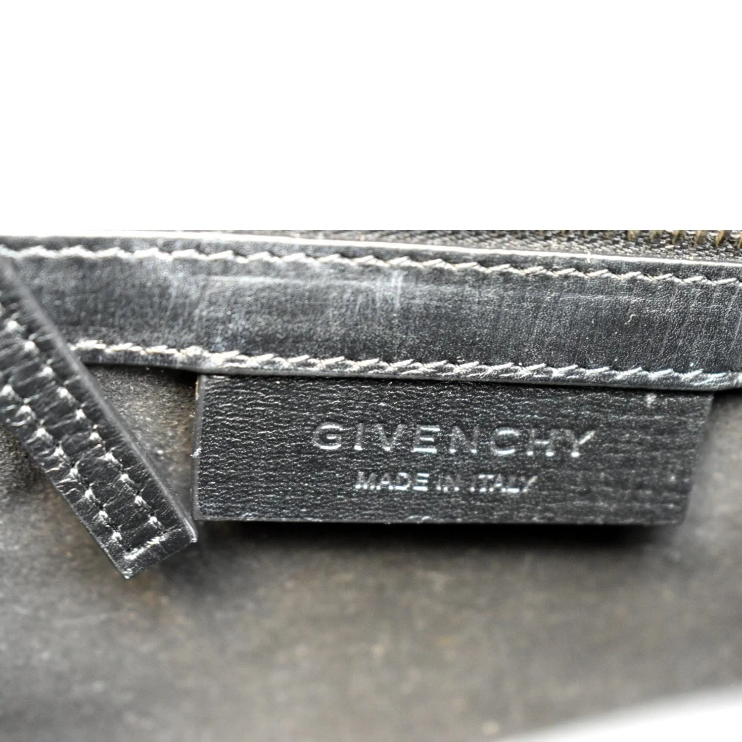 GIVENCHY Mini Pandora Box Calfskin Leather Chain Crossbody Bag Black