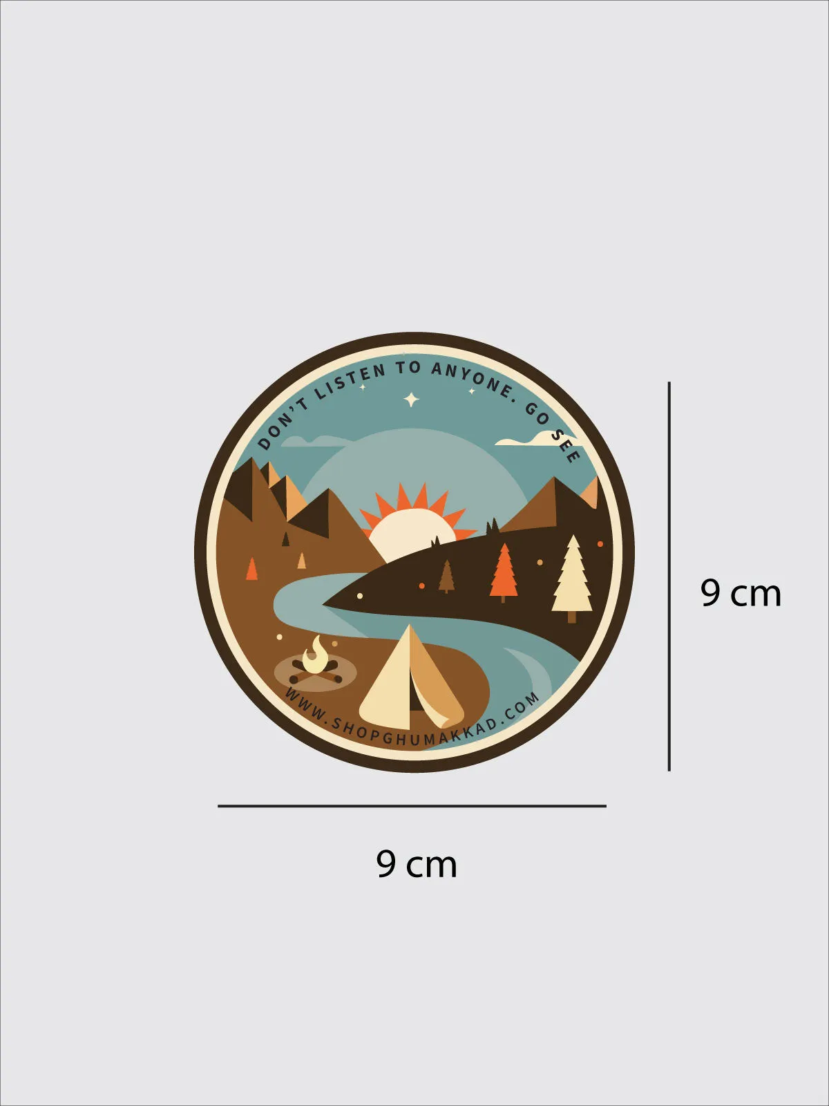 Go See | Laptop / Car Sticker