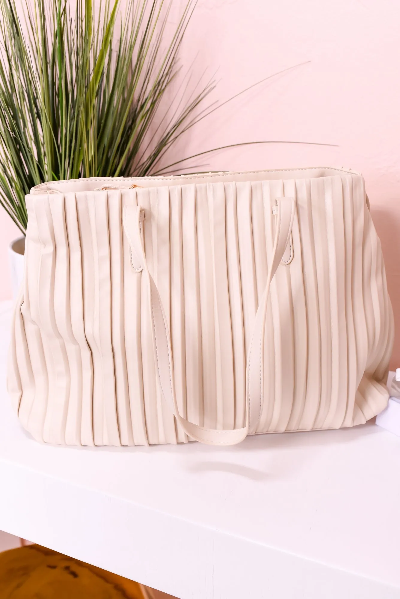 Going To Brunch With My Girls Ivory Bag - BAG1691IV