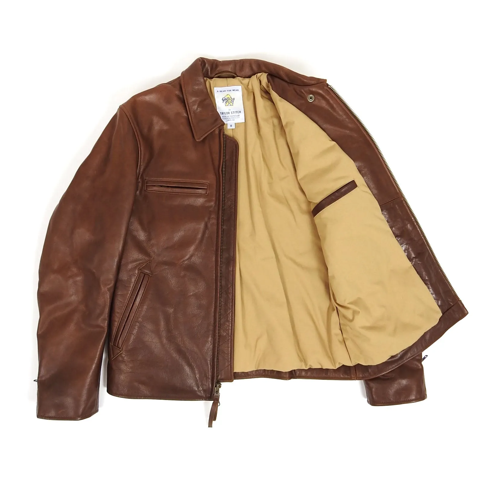 Golden Bear for Taylor Stitch Moto Jacket Size Medium