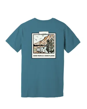 Good Places Tee - Blue