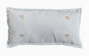 Gray/White Stripes Pillow