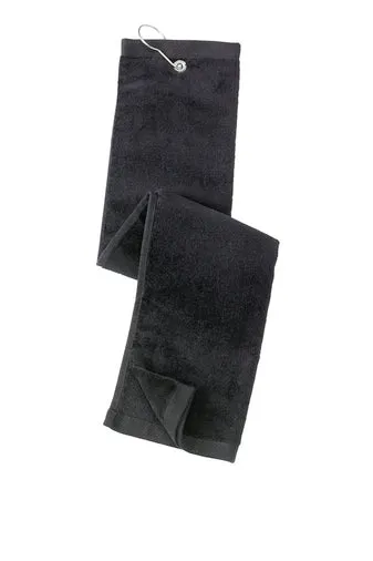 Grommeted Tri-Fold Golf Towel