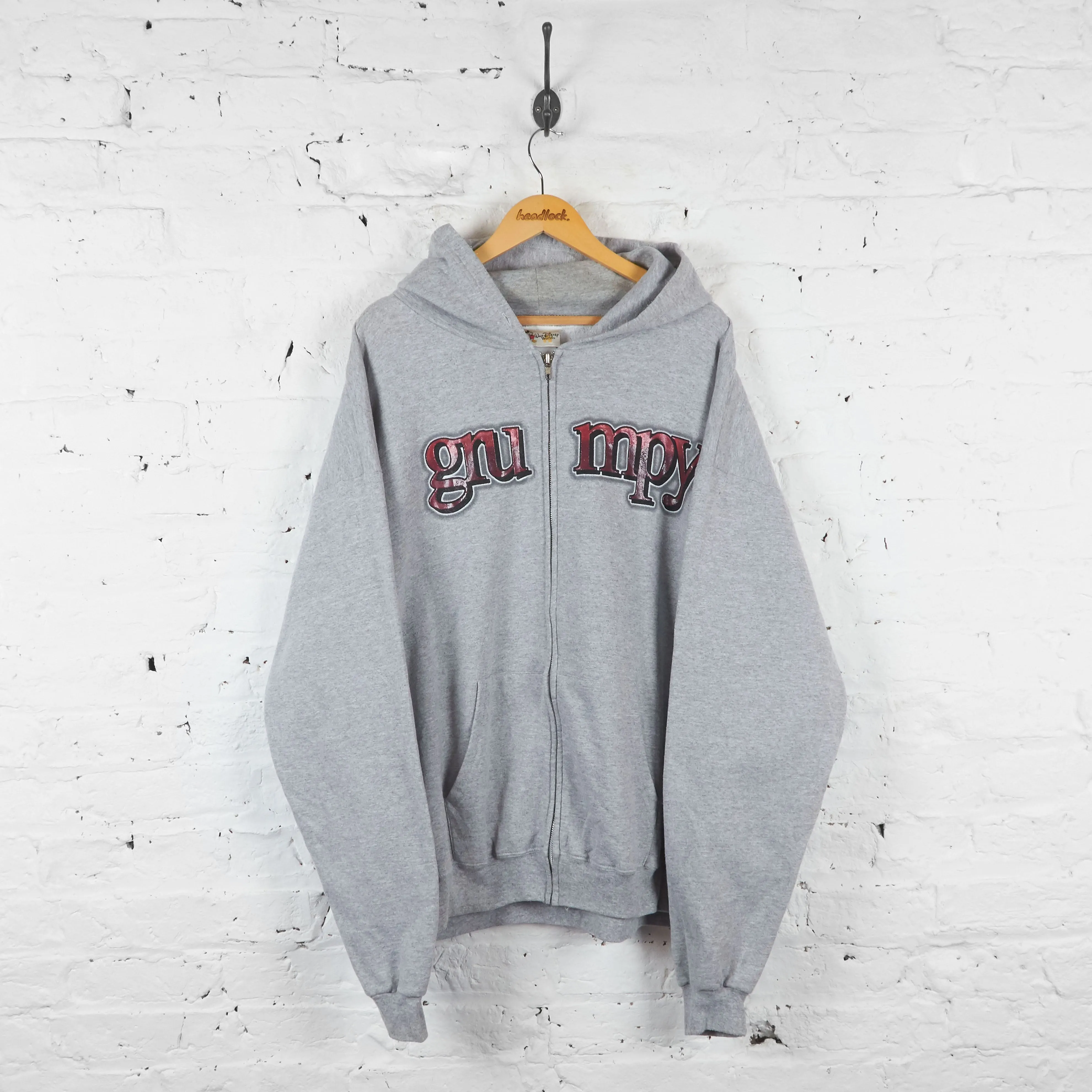 Grumpy Snow White Disney Hoodie - Grey - XL