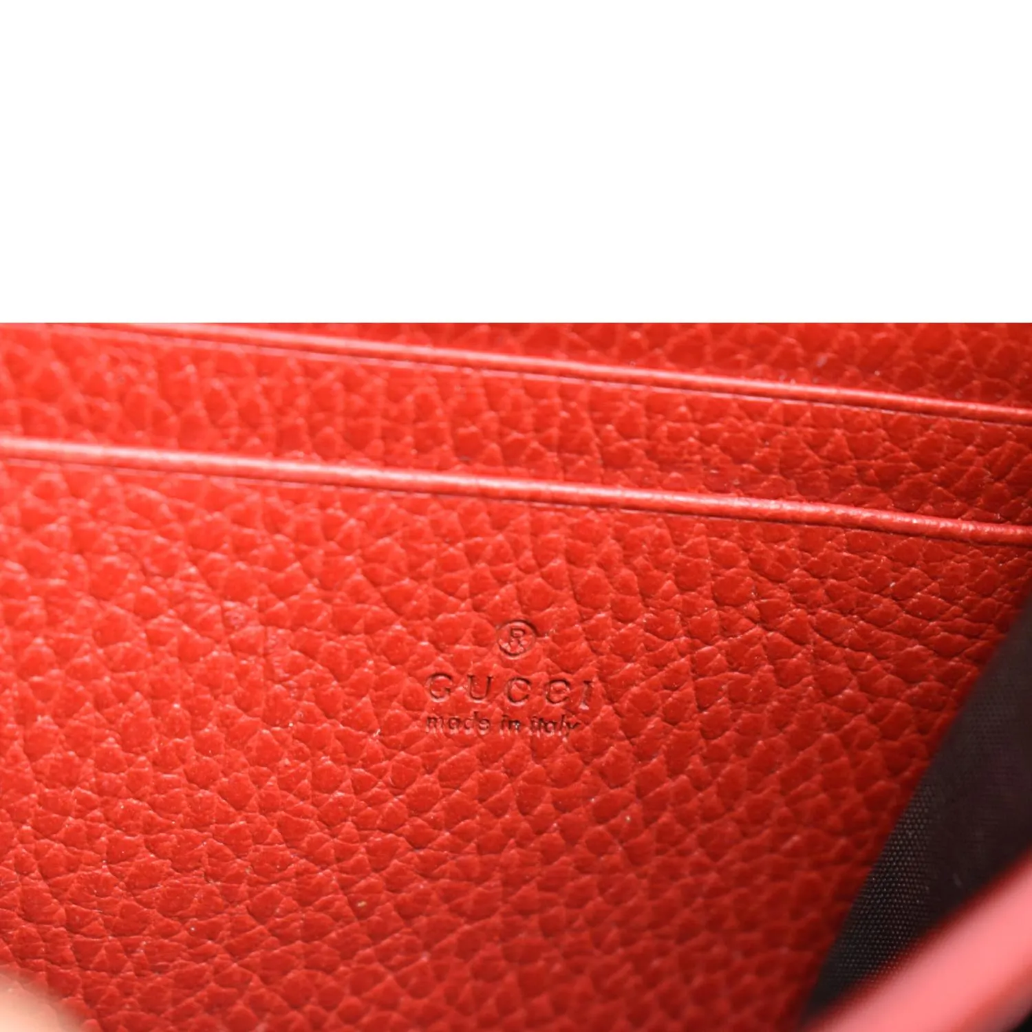 GUCCI Dionysus Mini Leather Chain Crossbody Bag Red 401231