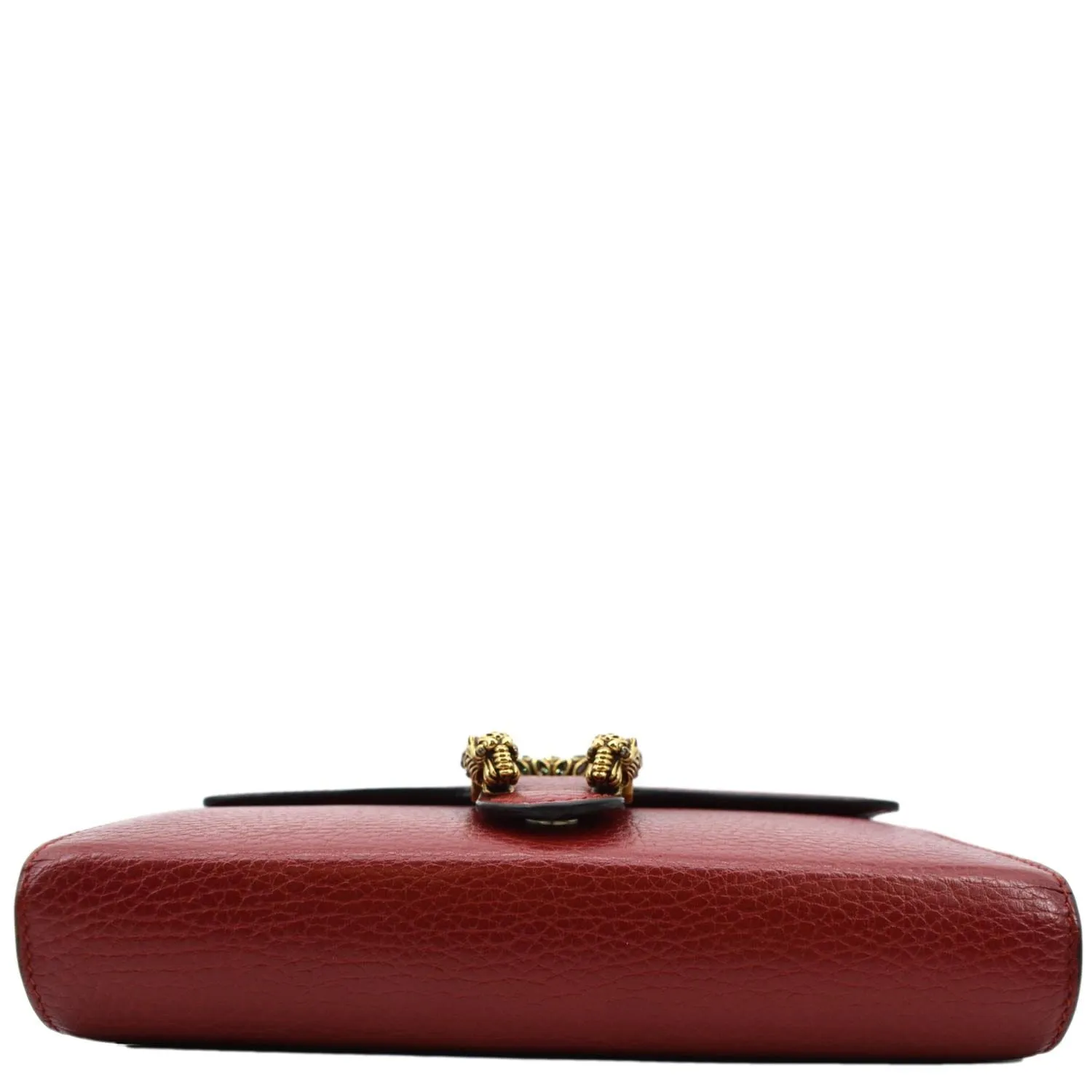 GUCCI Dionysus Mini Leather Chain Crossbody Bag Red 401231