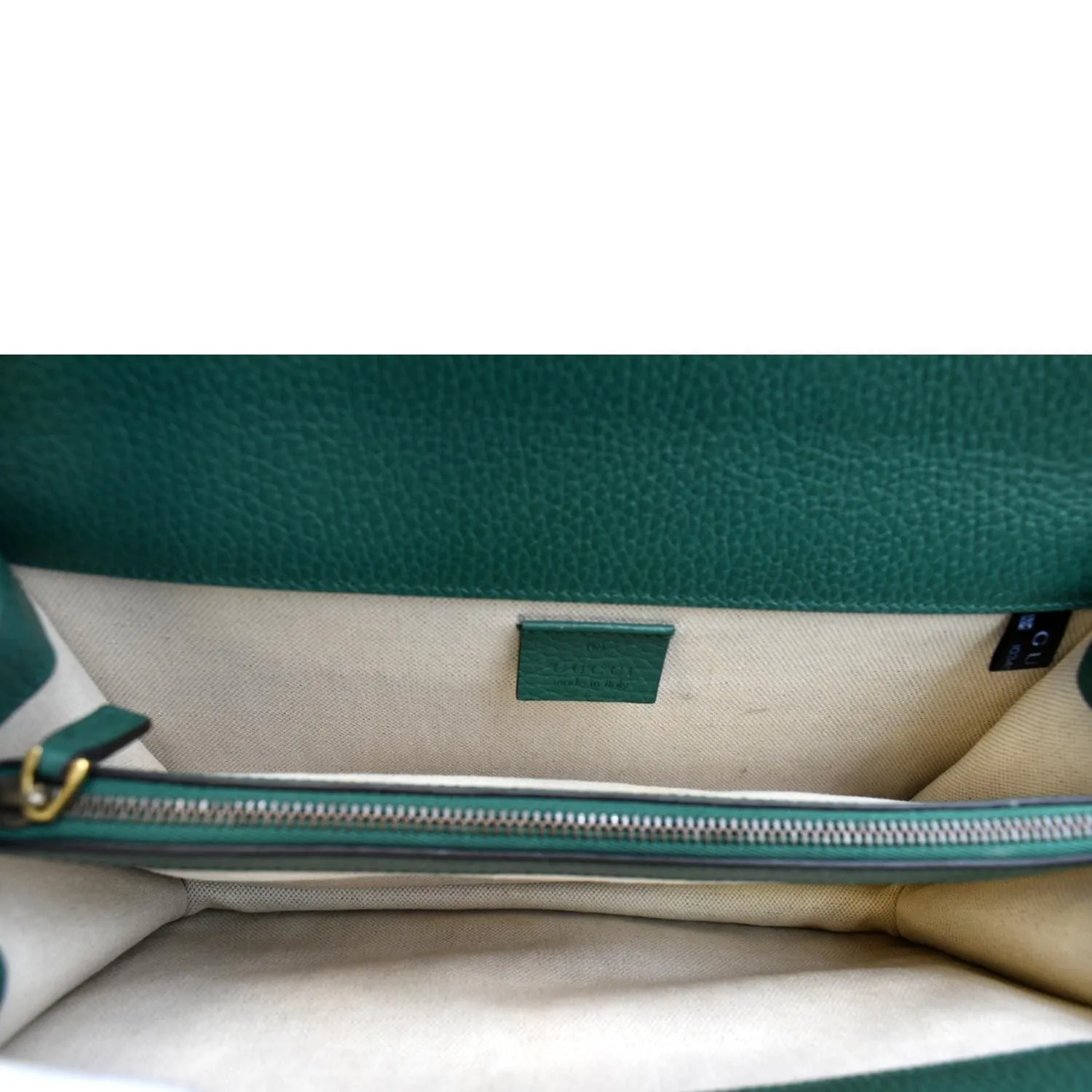 GUCCI Dionysus Small Leather Shoulder Bag Emerald Green 400249