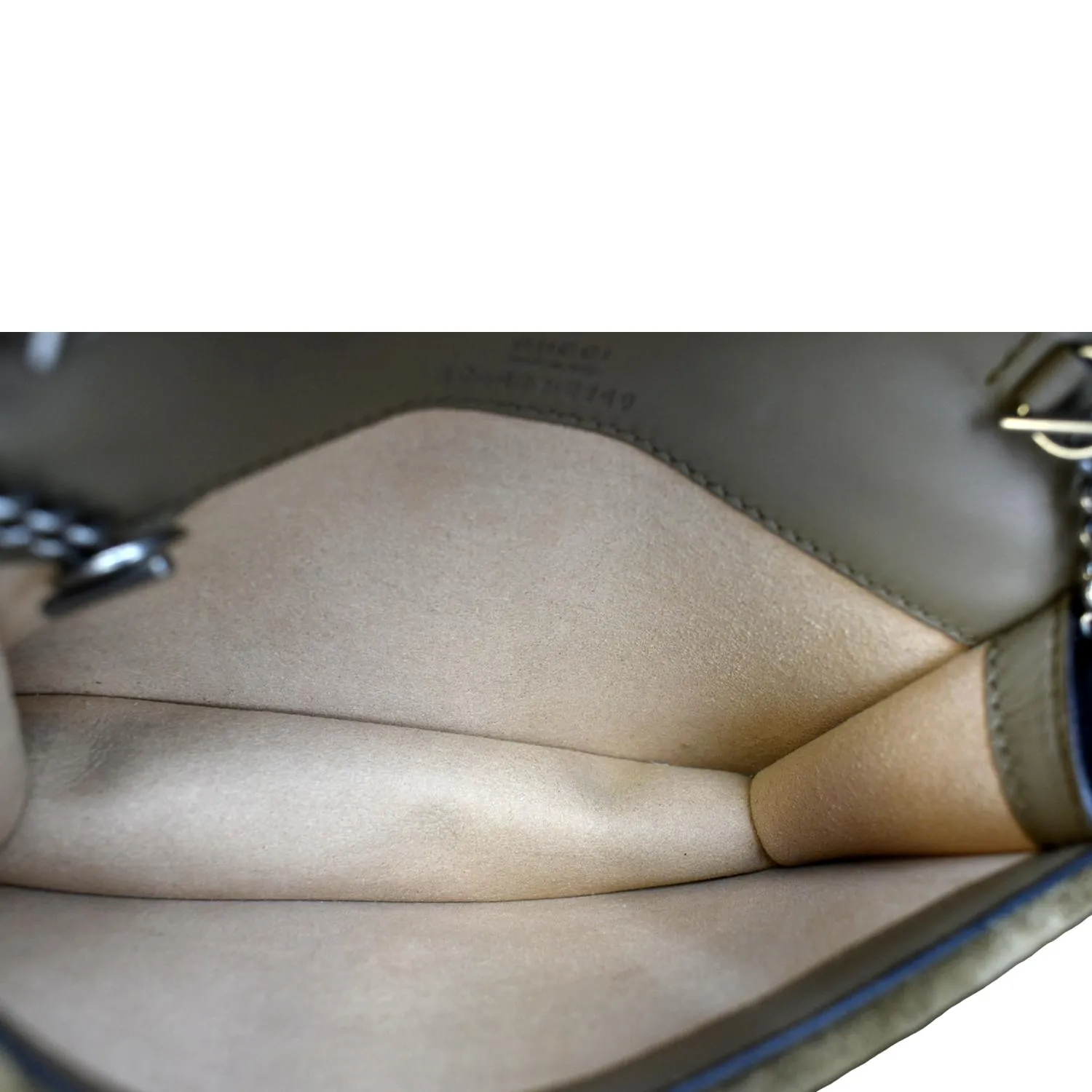 GUCCI Dionysus Super Mini GG Supreme Canvas Crossbody Bag Taupe 476432