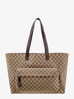 Gucci Gg Fabric Shopping Bag