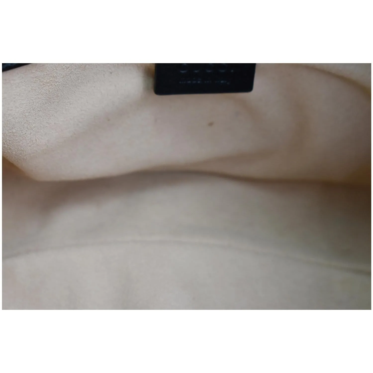GUCCI GG Marmont Matelasse Leather Belt Bag Black 523380