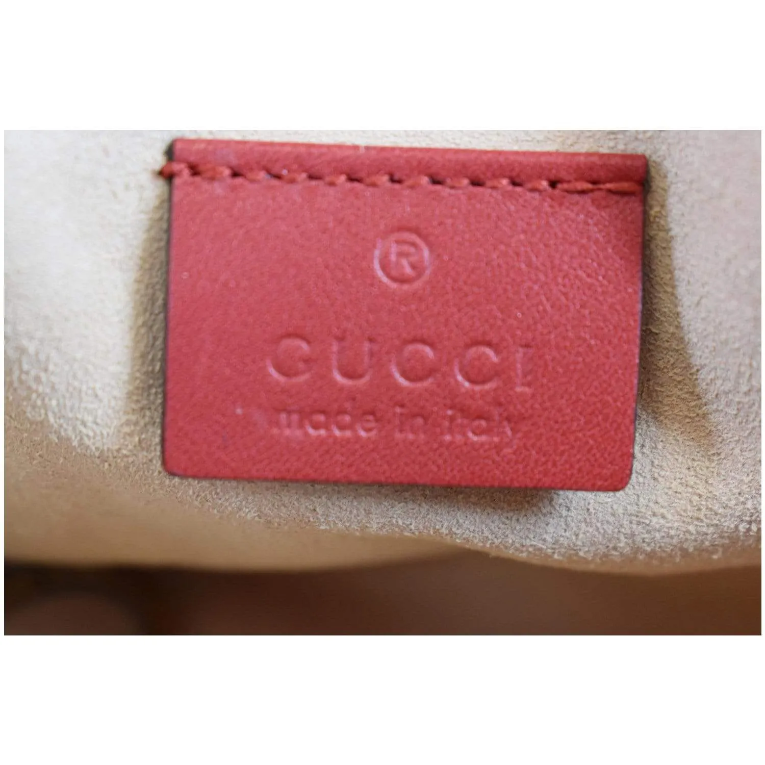 GUCCI GG Marmont Matelasse Leather Super Mini Crossbody Bag Red - 25% OFF
