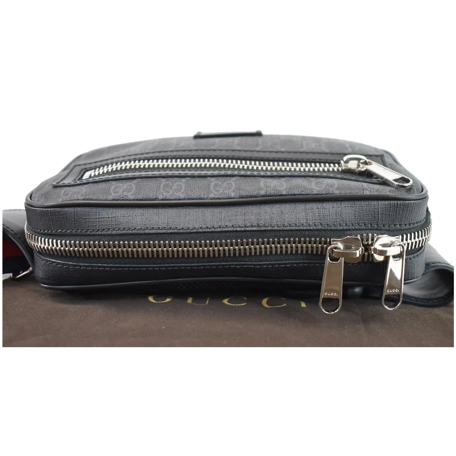 GUCCI GG Supreme Belt Bumbag Black 474293 - Last Call
